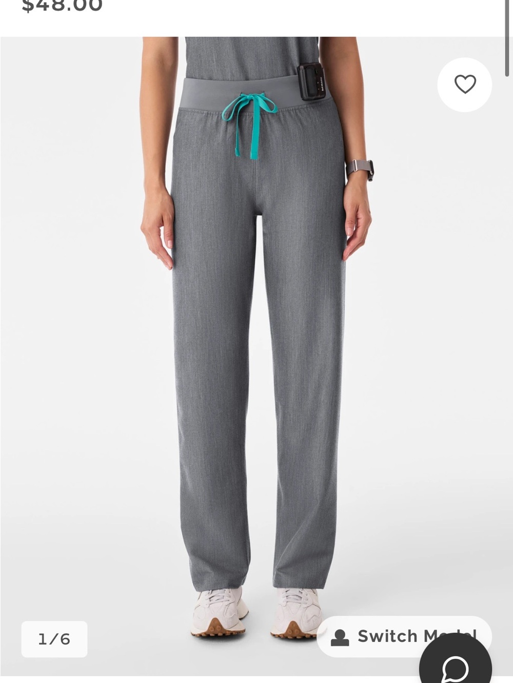 Figs Gray Scrub Pants